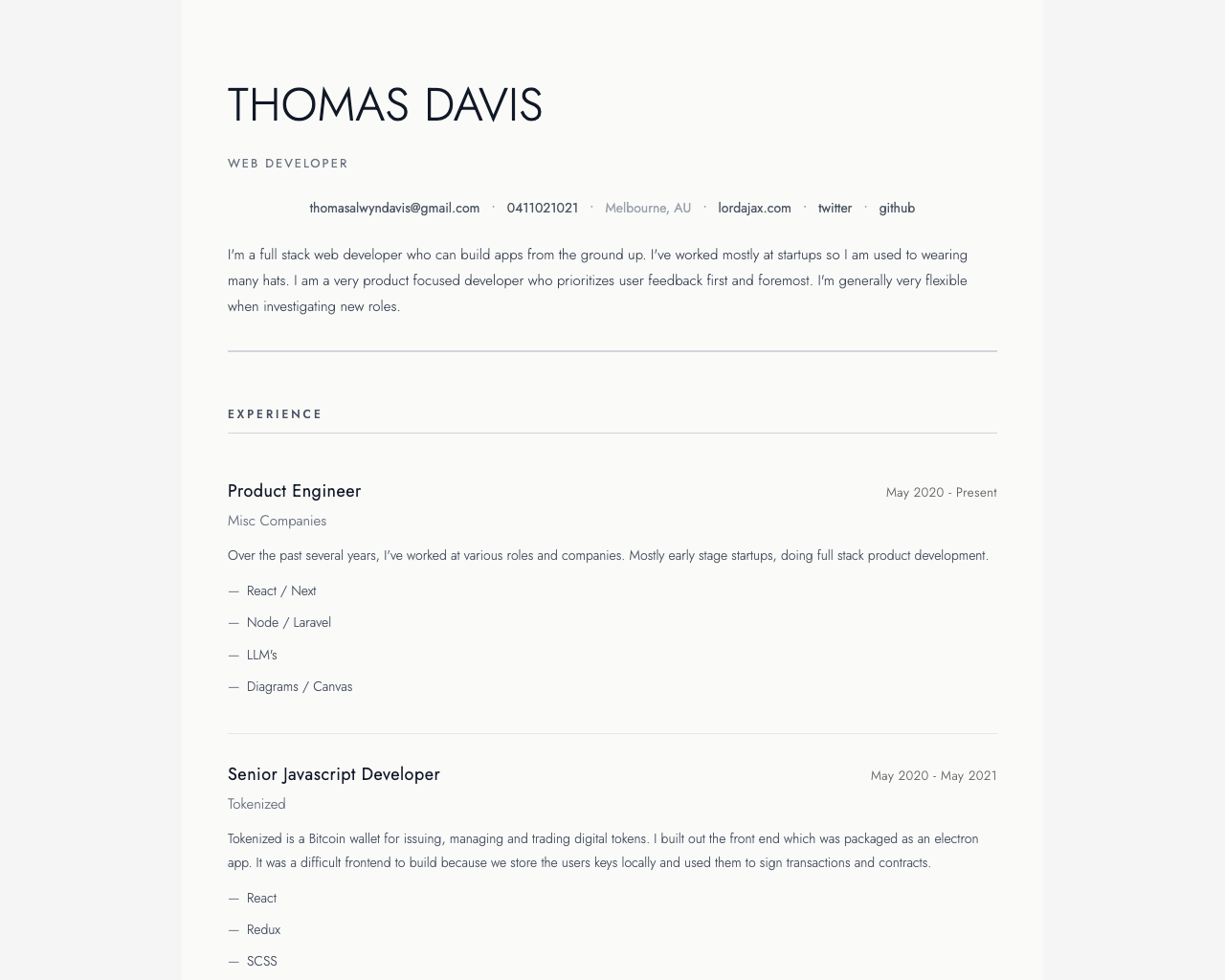 Architect's Portfolio